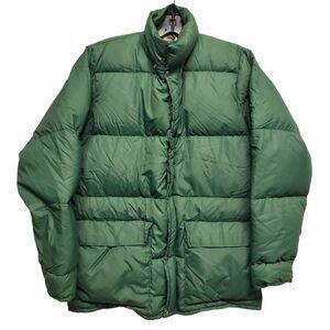 Vintage TRAILWISE Berkeley California Jacket Adult XS Green Puffer Down Outdoor